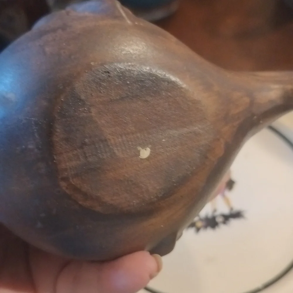 Brown Ceramic Fish Decor. Housecshelf2